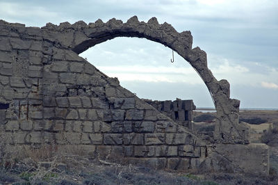 Low angle view of historical building