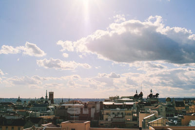 Cityscape against sky