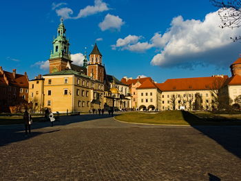 Cracow,  the wawel royal castle 