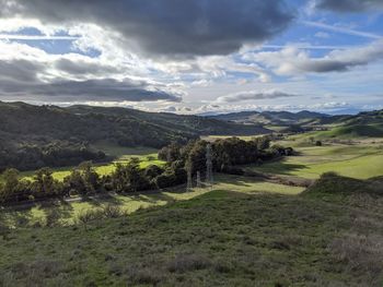 Scenic view of landscape against sky