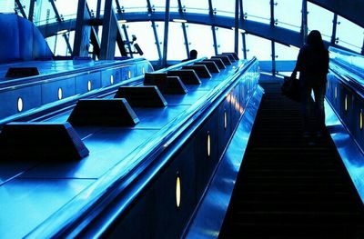 Staircase in modern building