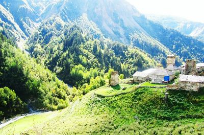 Scenic view of mountains