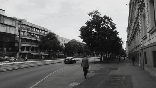 View of city street