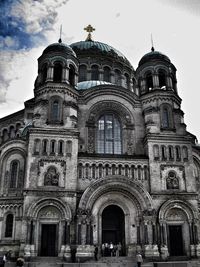 Low angle view of church