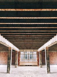 Low angle view of ceiling