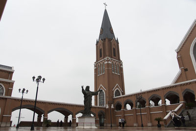 Low angle view of cathedral against sky