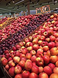 Full frame shot of fruits for sale at market stall