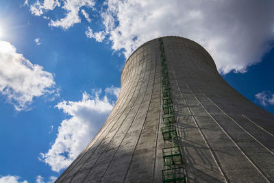 Low angle view of building against sky