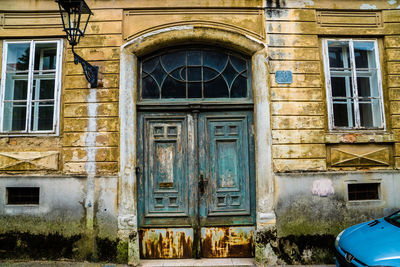 Window of building