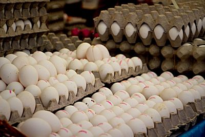 Full frame shot of market stall