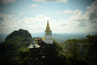 Temple against sky