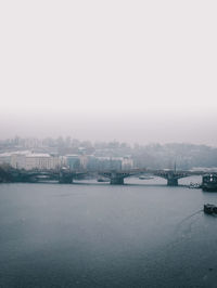 Scenic view of city against sky