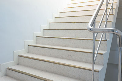 Low angle view of staircase in building