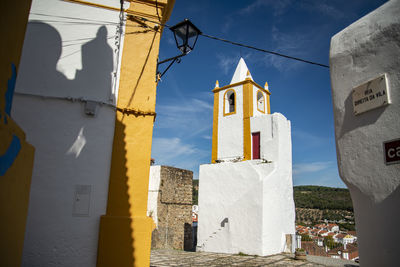 Low angle view of building against sky