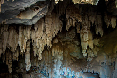 Full frame shot of rock in cave