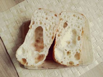 Close-up view of bread