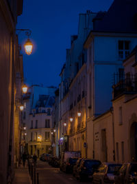 City street at night