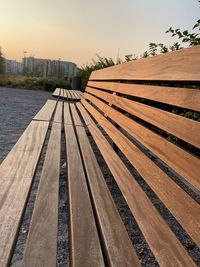 High angle view of roof and building against sky