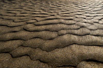 Full frame shot of sand at beach