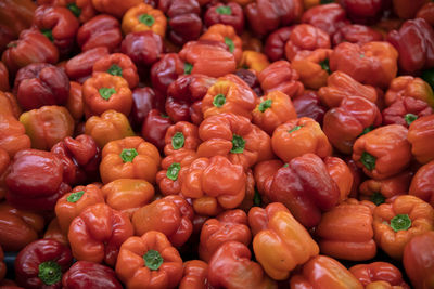 Full frame shot of onions for sale at market stall