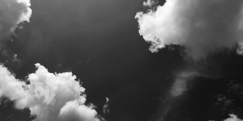 Low angle view of clouds in sky