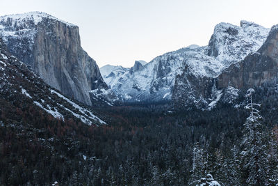 Low angle view of mountain against sky