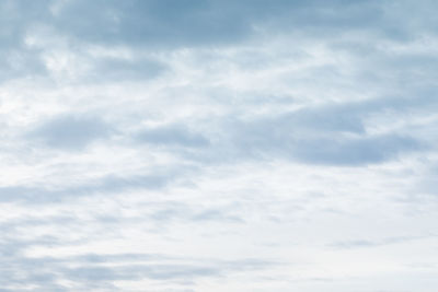 Low angle view of clouds in sky