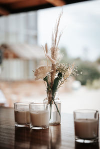 Close-up of drink on table