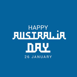 Close-up of information sign against blue background