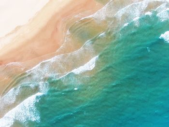 Close-up of rock in sea