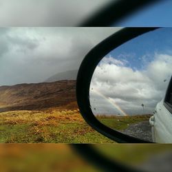 Low angle view of cloudy sky