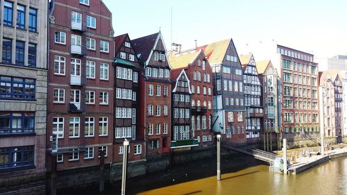 View of buildings in city against sky