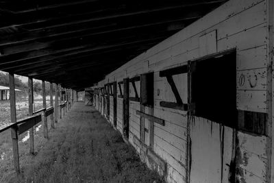 Corridor of building