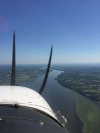 Aerial view of seascape