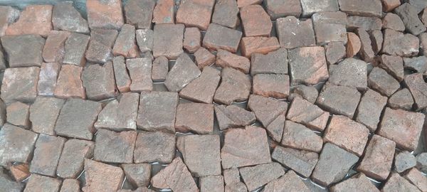 Full frame shot of stone wall