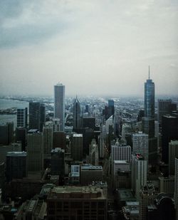 Modern cityscape against sky