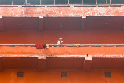 Men working at construction site