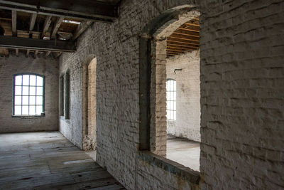 Corridor in old abandoned building