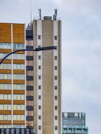 Low angle view of building against sky