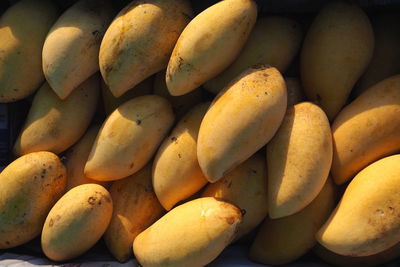 Full frame shot of fruits for sale in market