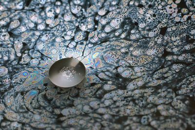 Close-up of crystal ball