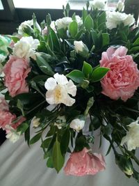 Close-up of rose bouquet