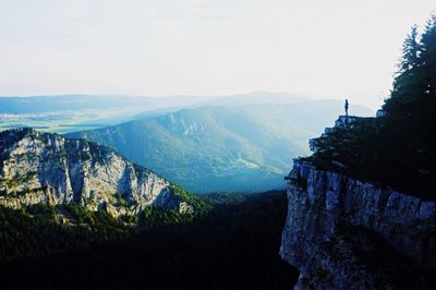 Scenic view of mountains