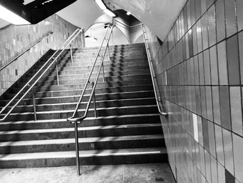 Low angle view of staircase