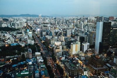 Aerial view of cityscape