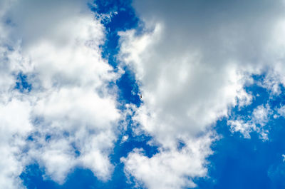 Low angle view of clouds in sky