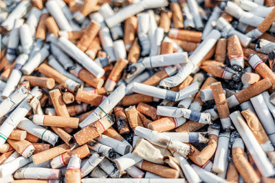 Full frame shot of cigarette