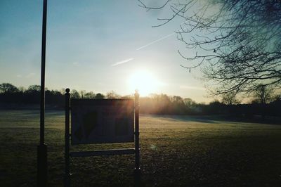 Scenic view of sunset