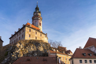 Cesky krumlov castle against sky