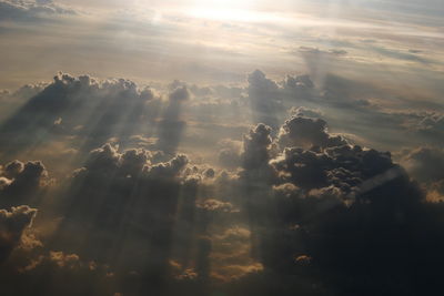 Scenic view of sky during sunset